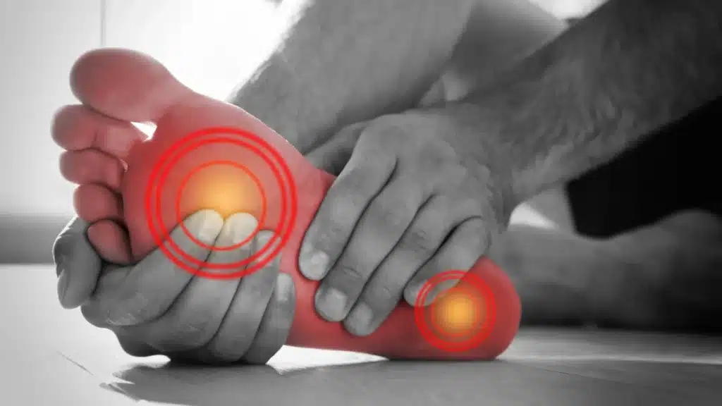 Pain in bottom of foot